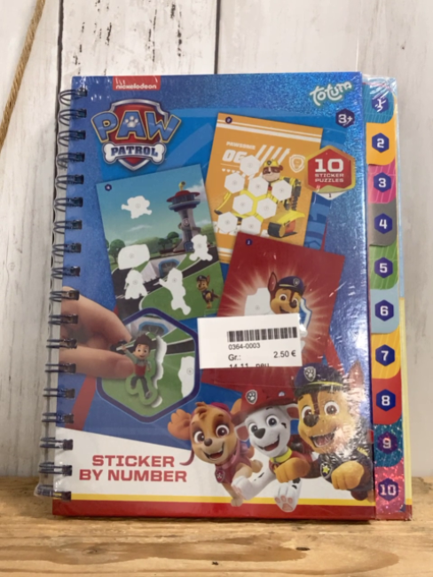 neu  Kreativbuch Paw Patrol Stickerbuch