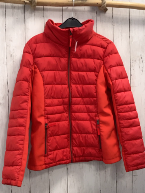 S´Oliver  Jacke  Gr. 40  rot hellrot gesteppt
