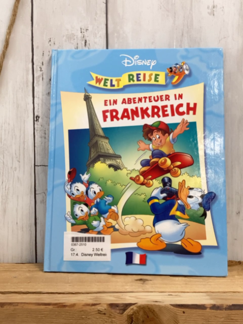 Disney Weltreise  Buch Ein Abenteuer in Frankreich