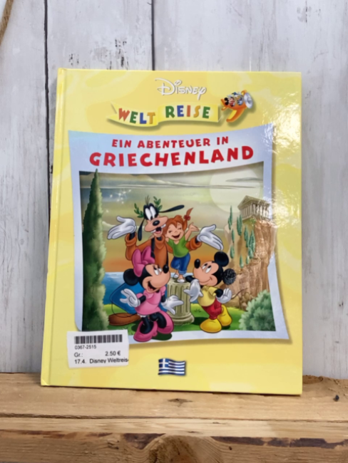 Disney Weltreise  Buch Ein Abenteuer in Griechenland 