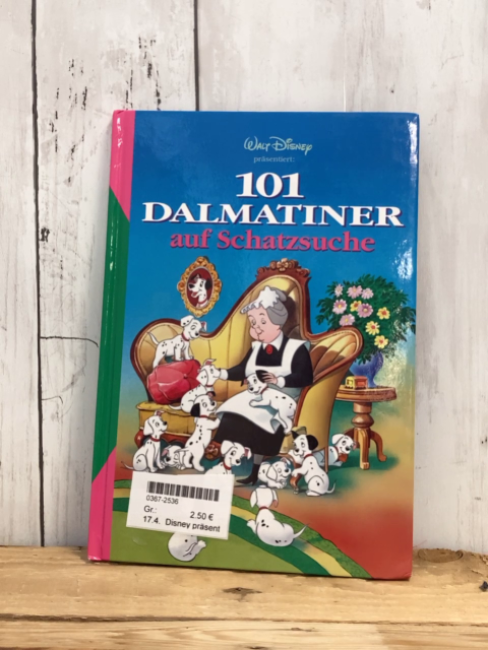 Disney präsentiert  Buch 101 Dalmatiner auf Schatzsuche 