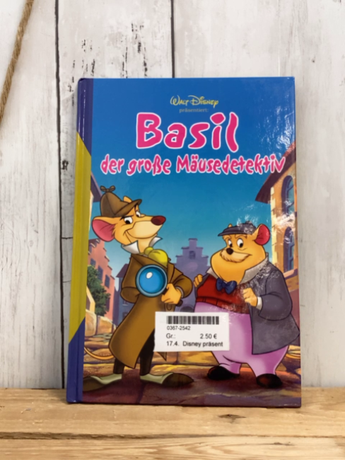 Disney präsentiert  Buch Basil der große Mäusedetektiv 