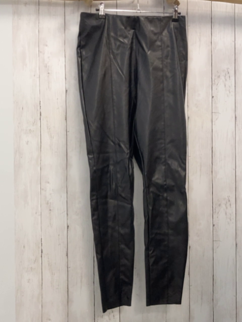 H&M Leggings Gr. 42  schwarz Kunstleder