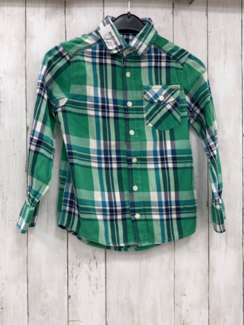 Tom tailor  Hemd Gr. 122  grün petrol blau weiß kariert 