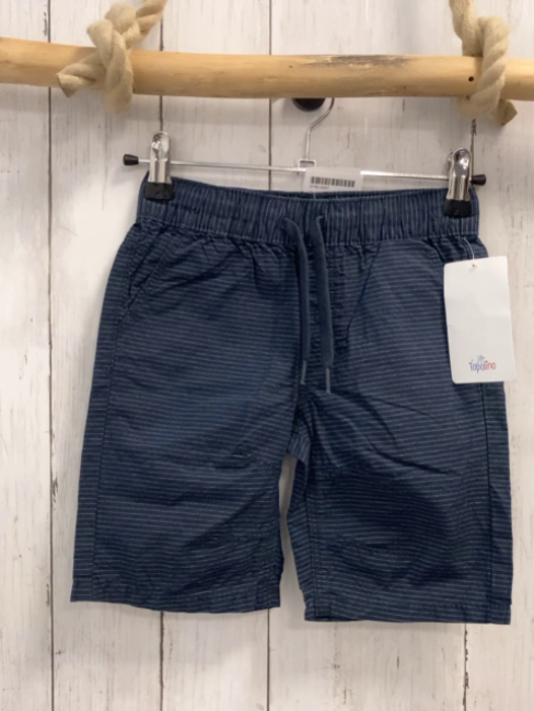 neu  Shorts  Gr. 110  blau hellgraue Streifen mit Kordel 