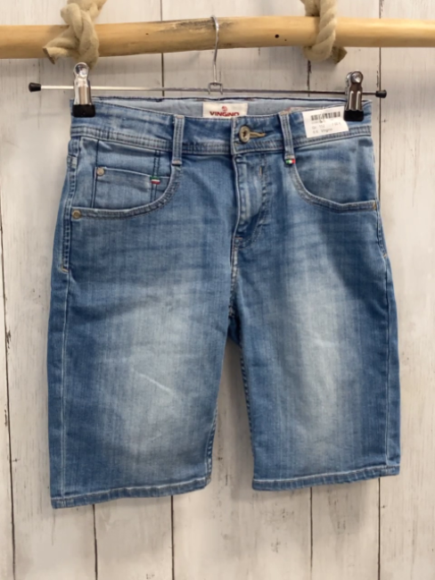 Vingino Shorts  Gr. 152  blau Jeans Bund verstellbar 