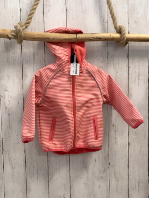   Softshelljacke Gr. 80  lachs rosa Streifen 
