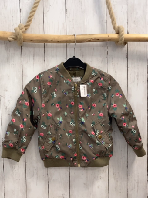 H&M  Jacke  Gr. 104  kiwi bunte Blumen 