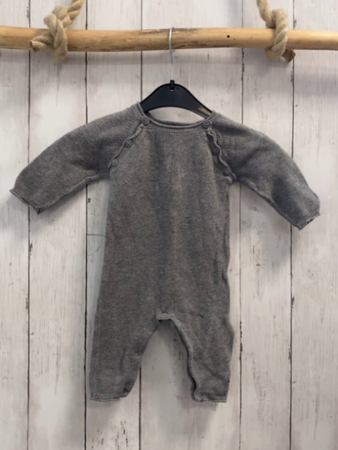 Bellybutton  Overall  Gr. 56  grau Strick 