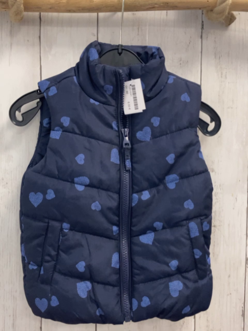   Weste  Gr. 86  blau hellblaue Herzen