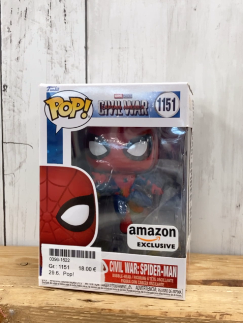 Pop! Plastikspielzeug  Gr. 1151  Marvel Studios Captain America Civil War: Spider-Man