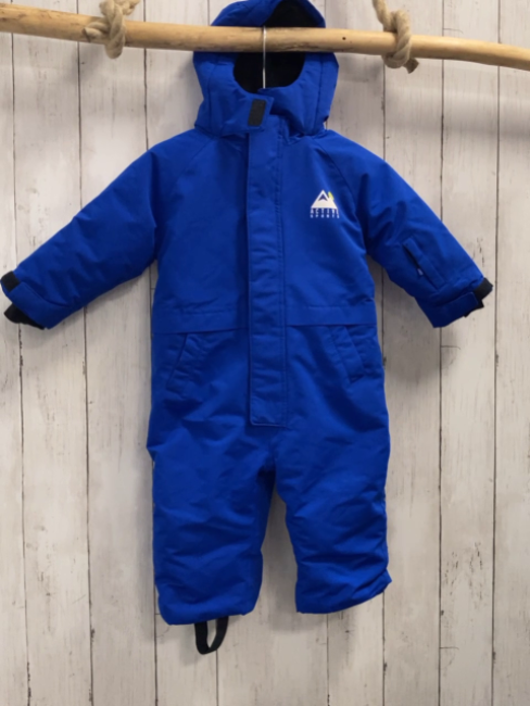 Famy  Winteroverall Gr. 80  blau schwarzes Fleecefutter 