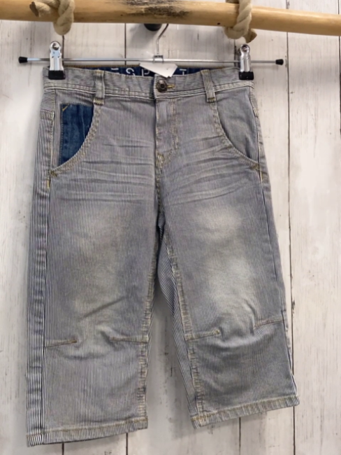 Esprit  Shorts  Gr. 128  blau hellgraue Streifen Bund verstellbar  
