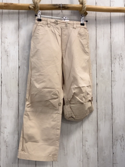 H&M Hose  Gr. 128  beige aufkrempelbar 