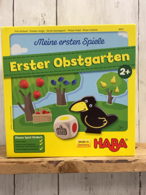 Haba  Spiel  Erster Obstgarten (Karton minimal beschädigt)