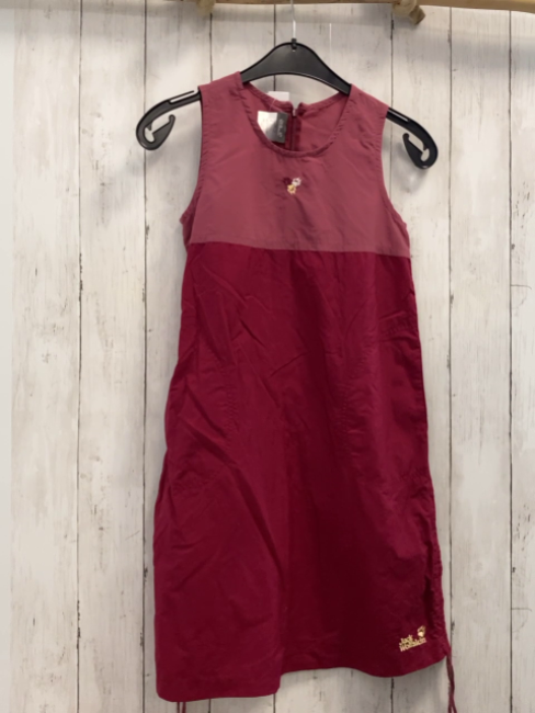 Jack Wolfskin  Kleid  Gr. 140  altrosa rot 
