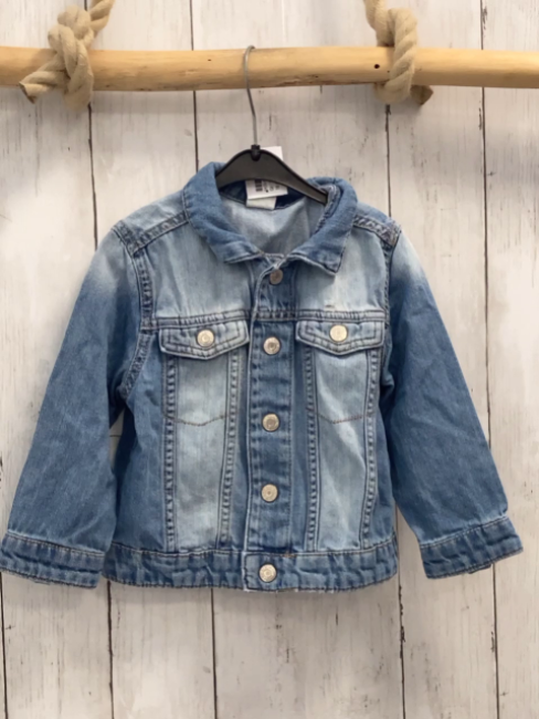 H&M  Jeansjacke  Gr. 92  blau 