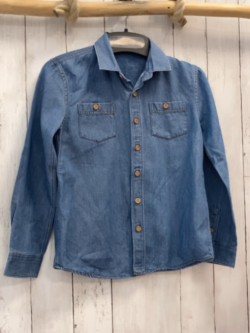 Mango  Hemd  Gr. 140  blau Jeans 