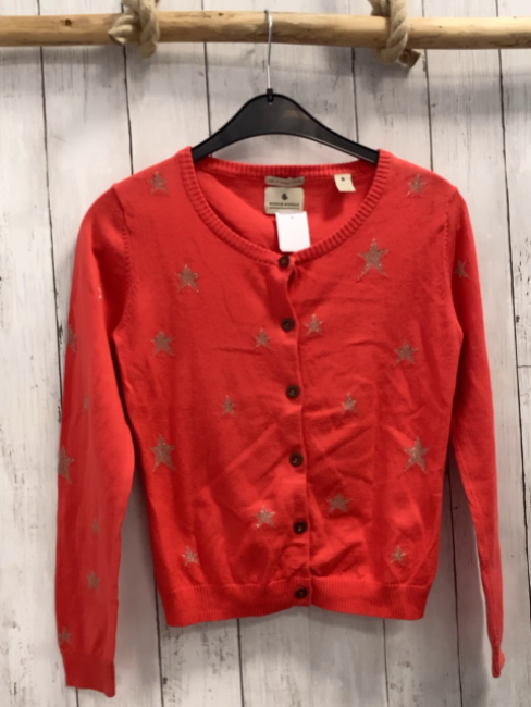 Scotch R´Belle Strickjacke Gr. 152  dunkler Himbeerton Glitzersterne