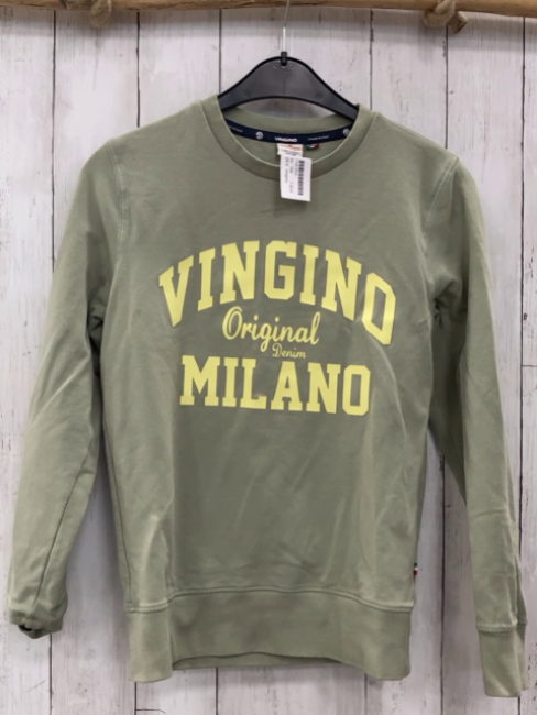 Vingino  Pullover  Gr. 164  kiwi gelbe Schrift 