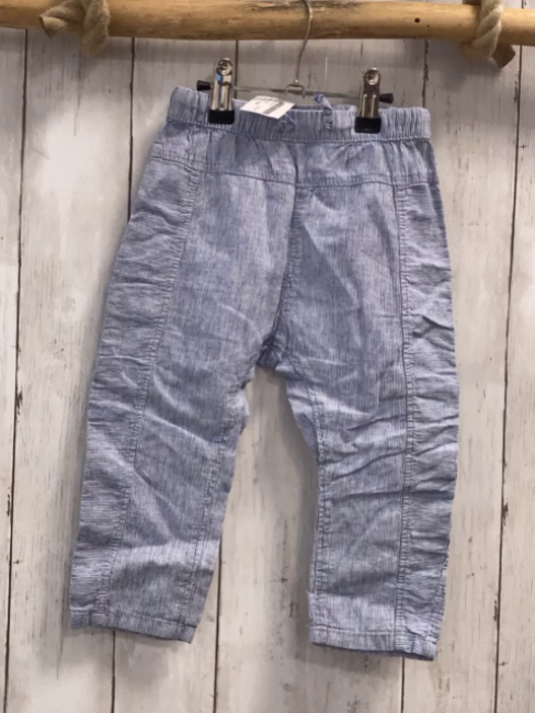 H&M  Hose  Gr. 86  hellblau weiße Streifen 