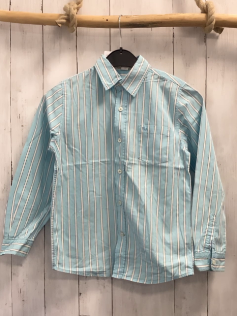 Zara  Hemd  Gr. 128  hellblau weiß blaue Streifen