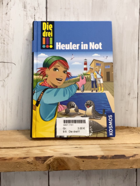 Die drei!!! Buch Heuler in Not 