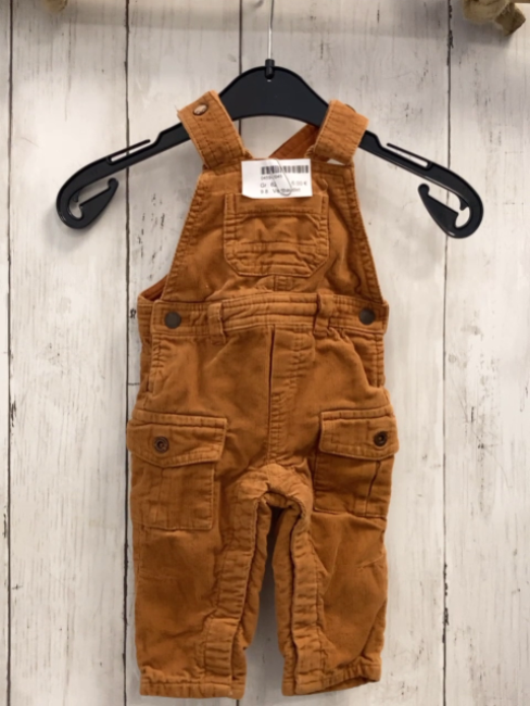 Vertbaudet  Latzhose  Gr. 62  ocker Kord gefüttert