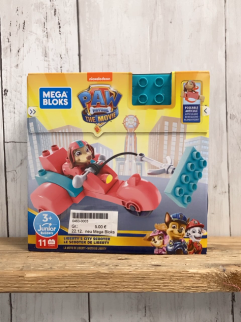 neu Mega Bloks  Plastikspielzeug  Paw Patrol Liberty´s city Scooter 