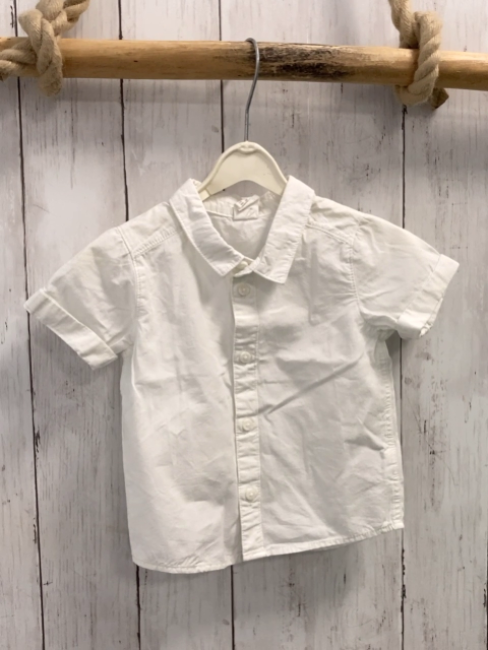 H&M  Sommerhemd  Gr. 68  weiß 