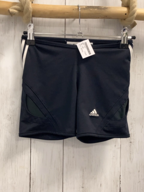 Adidas  Badehose  Gr. 128  schwarz weiße Seitenstreifen 