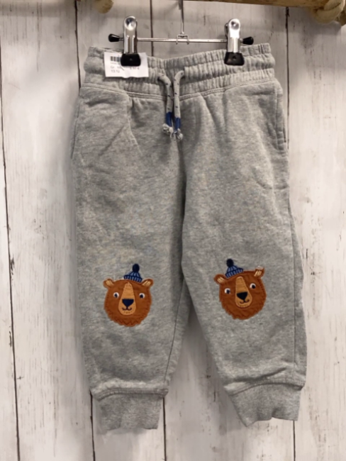   Jogginghsoe  Gr. 86  grau Bärenköpfe 