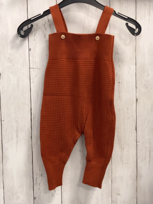Alana  Latzhose  Gr. 62  rost Strick Struktur 