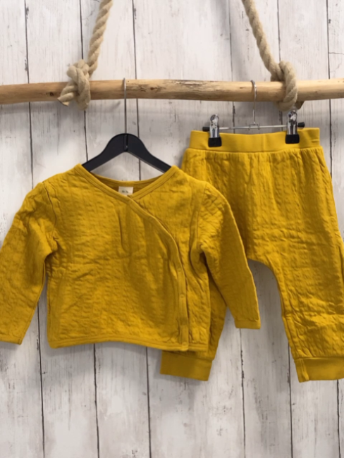 2tlg Alana  Pullover + Jogginghose  Gr. 74  mais Struktur 