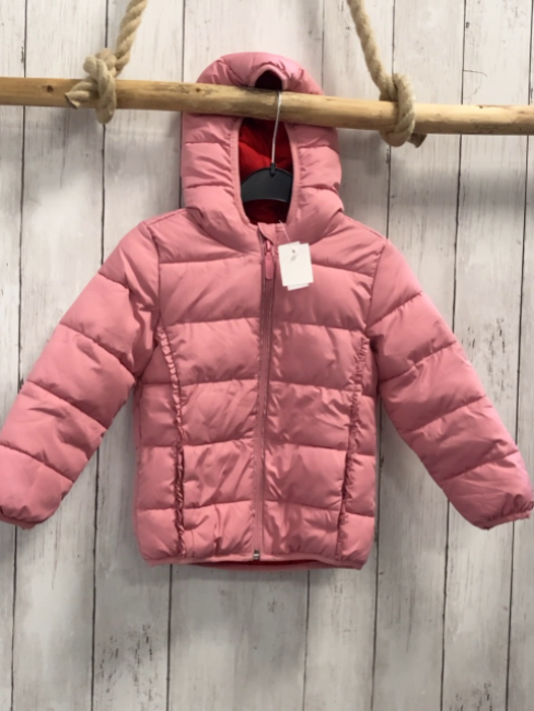 S´Oliver  Winterjacke  Gr. 98  rosa Rüschen Kapuze 