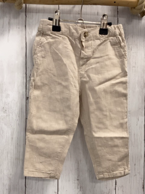 H&M  Hose  Gr. 80  beige verstellbarer Bund 