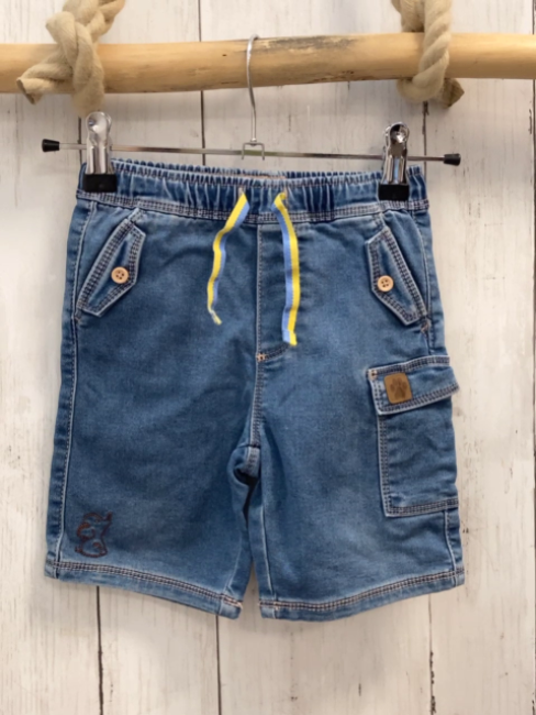 Pre Natal  Shorts  Gr. 86  blau Jeans Gummizugbund mit Kordel 