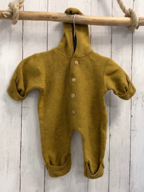 Engel  Overall Gr. 50/56  ocker 100 % Schurwolle 