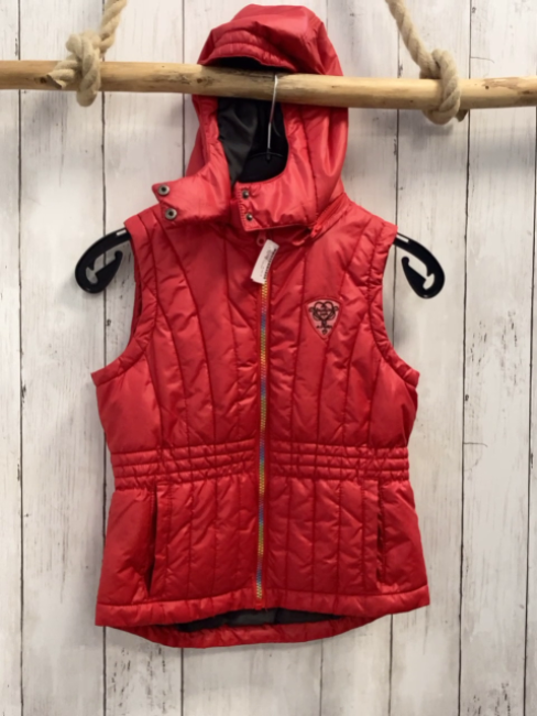 S´Oliver Weste Gr. 128  rot bunter Reißverschluss