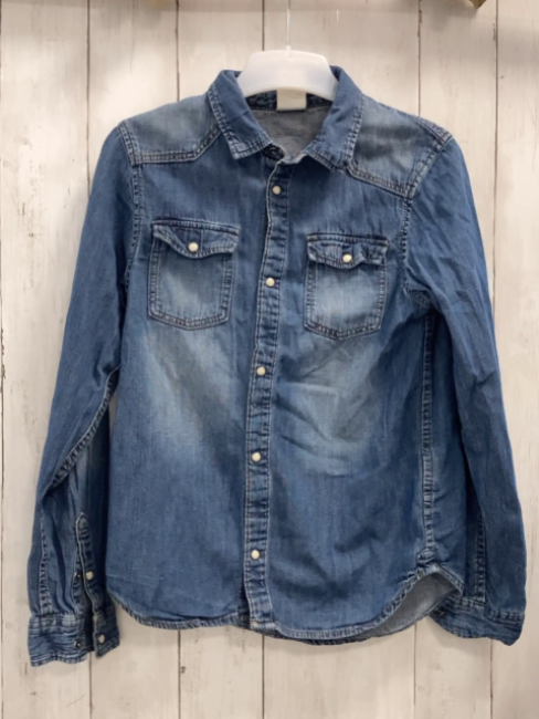 H&M  Hemd  Gr. 146  blau Jeans 