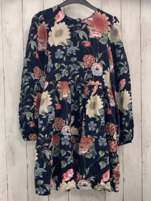 Coccodrillo  Kleid  Gr. 146  blau bunte Blumen 