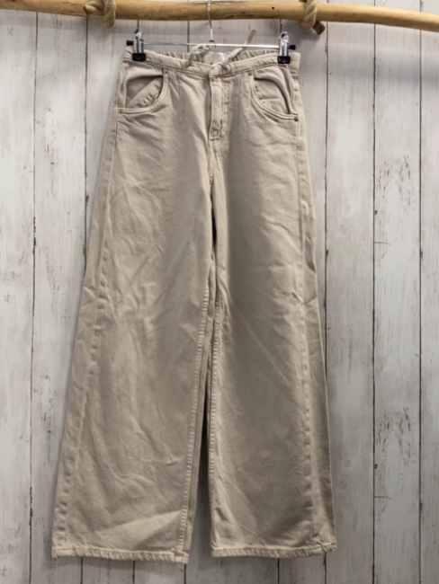 Zara  Hose  Gr. 146  hellgrau Jeans Kordel 