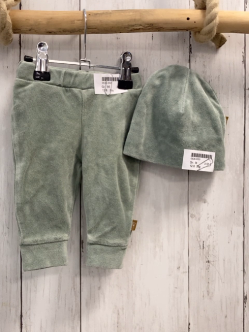 2tlg  Jogginghose + Mütze  Gr. 56  mint Nicky 