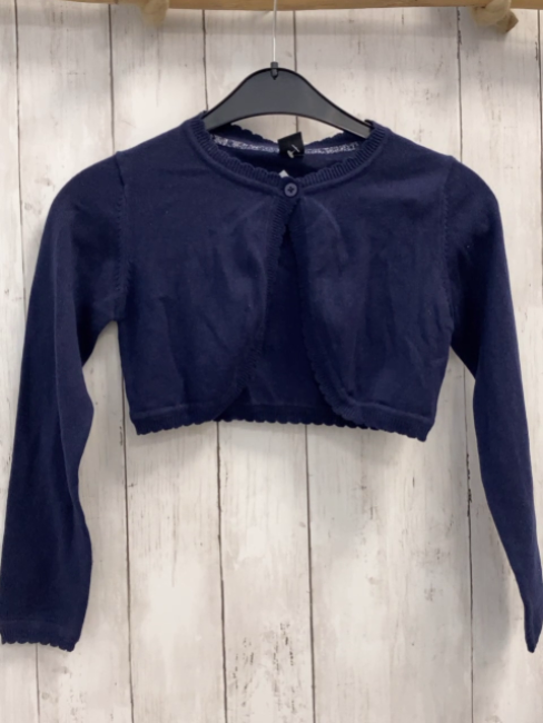   Strickjacke  Gr. 134  blau 
