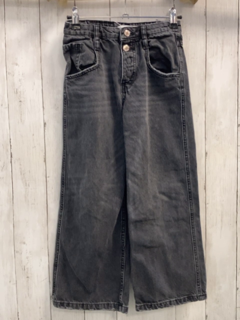 Zara  Hose  Gr. 134  grau Jeans Bund verstellbar 