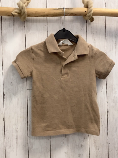 H&M  T-Shirt  Gr. 92  sand Polokragen 