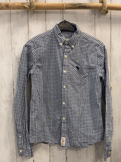 Abercrombie  Hemd  Gr. 158  petrol weiß kariert 