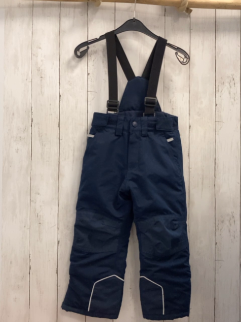   Skihose  Gr. 104  blau schwarze Hosenträger 