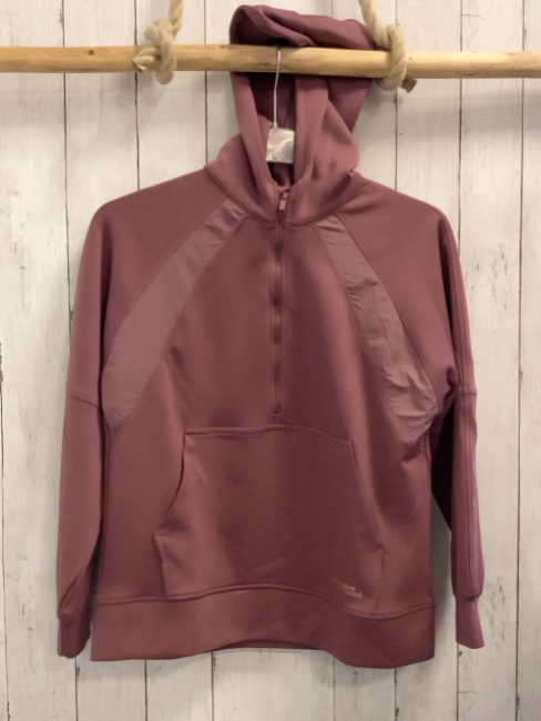 Zara  Pullover  Gr. 164  beerenton Reißverschluss Bauchtasche Kapuze 