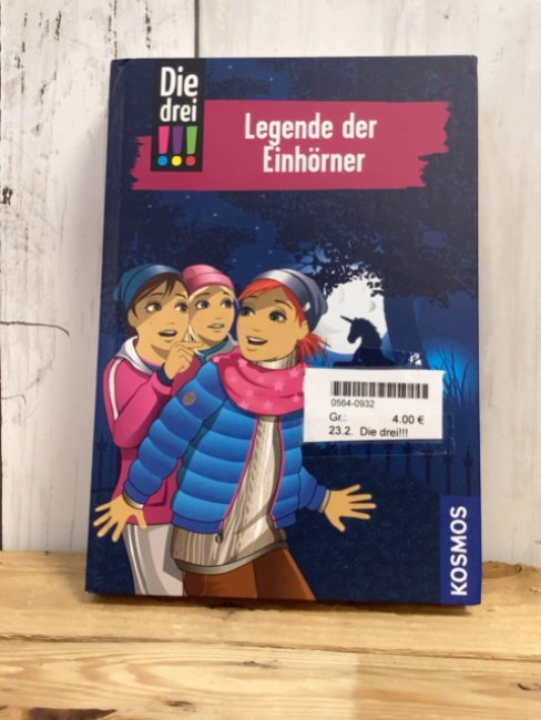 Die drei!!!  Buch Legende der Einhörner 